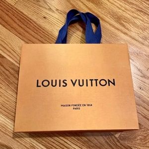 Authentic Louis Vuitton small paper gift shopping bag